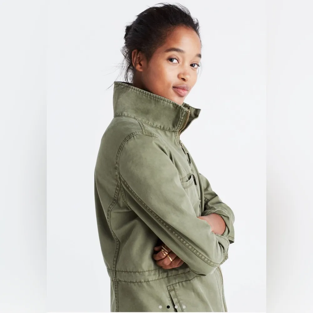Madewell Fleet Jacket color Desert Olive size S - Image 3