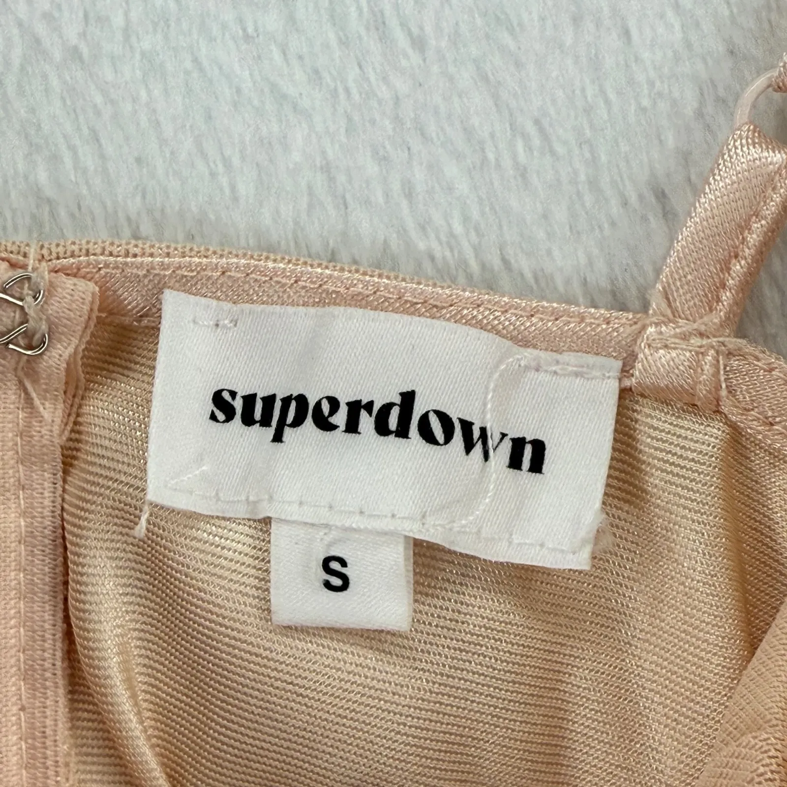 Superdown Mini‎ Dress Bodycon Ruched Spaghetti Strap Party Clubwear NWT - Image 6