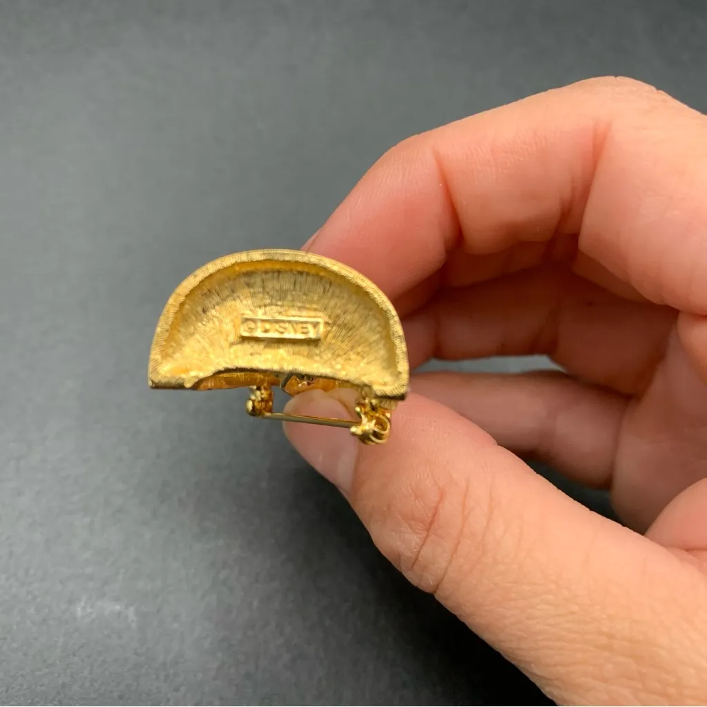 Disney Beauty And The Beast Pin Enchanted Rose In Glass Gold - Image 6