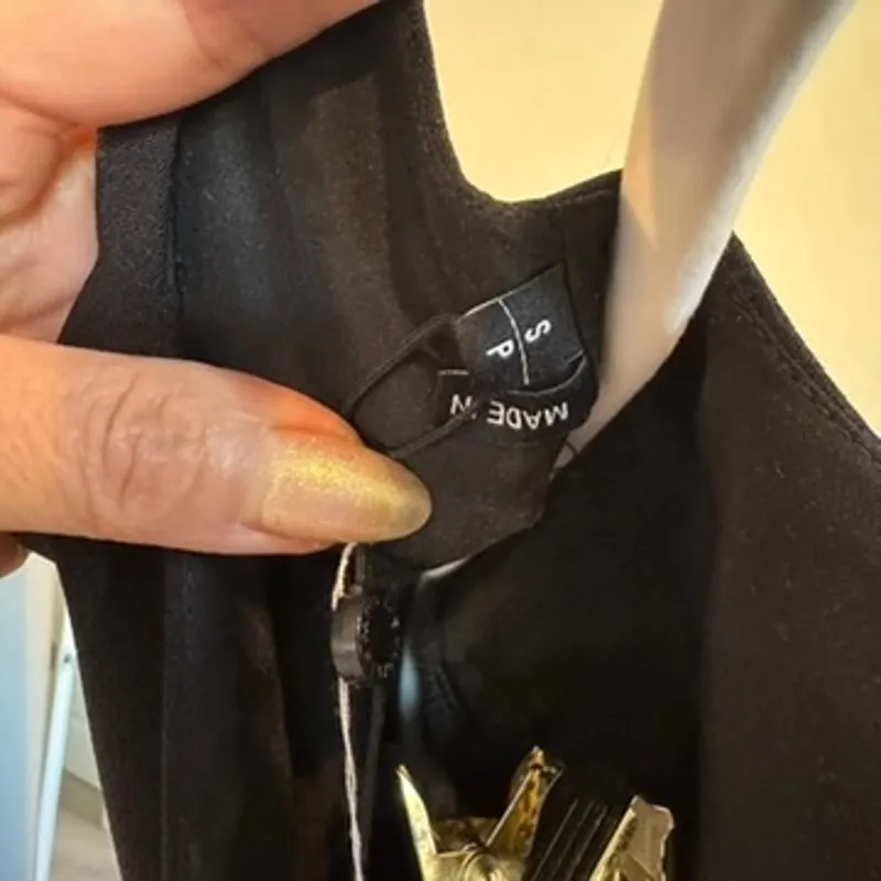 The Kooples One Shoulder Black Dress – NWT – Size Small – Crepe Mini - Image 5