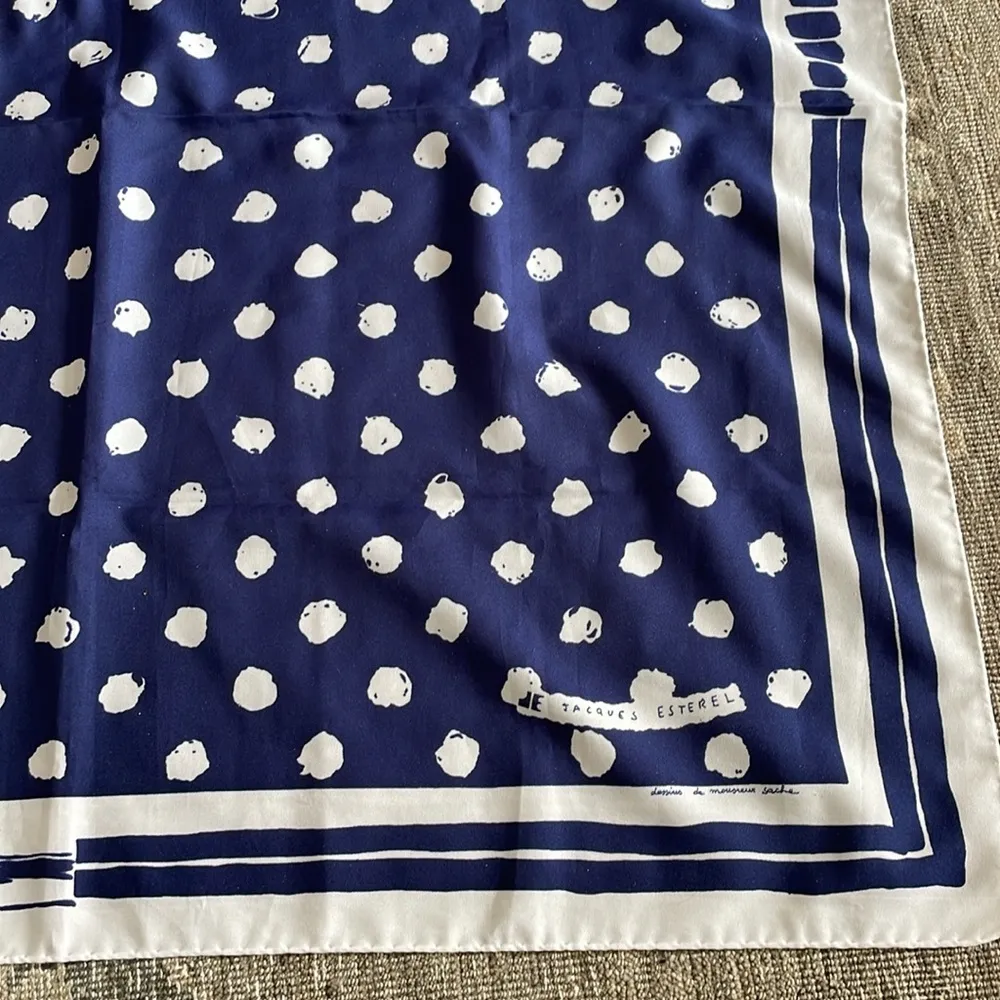 Jacques Esterel Paris Vintage 1960’s Scarf - Image 7