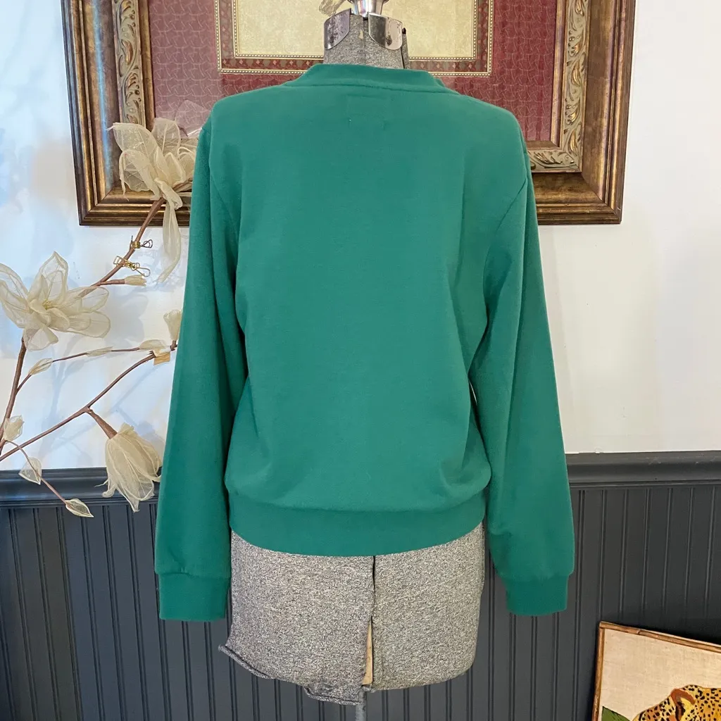 NWT RVCA x CAMILLE ROWE Conservez Leau Crewneck Conserve Water Drink Wine - L 🧡🎀 - Image 7