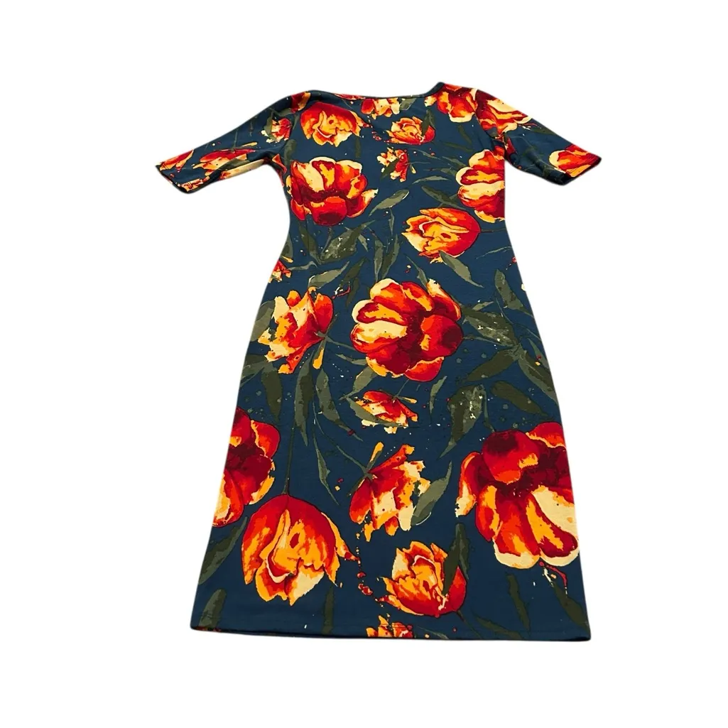 LULAROE floral Julia dress - Image 4