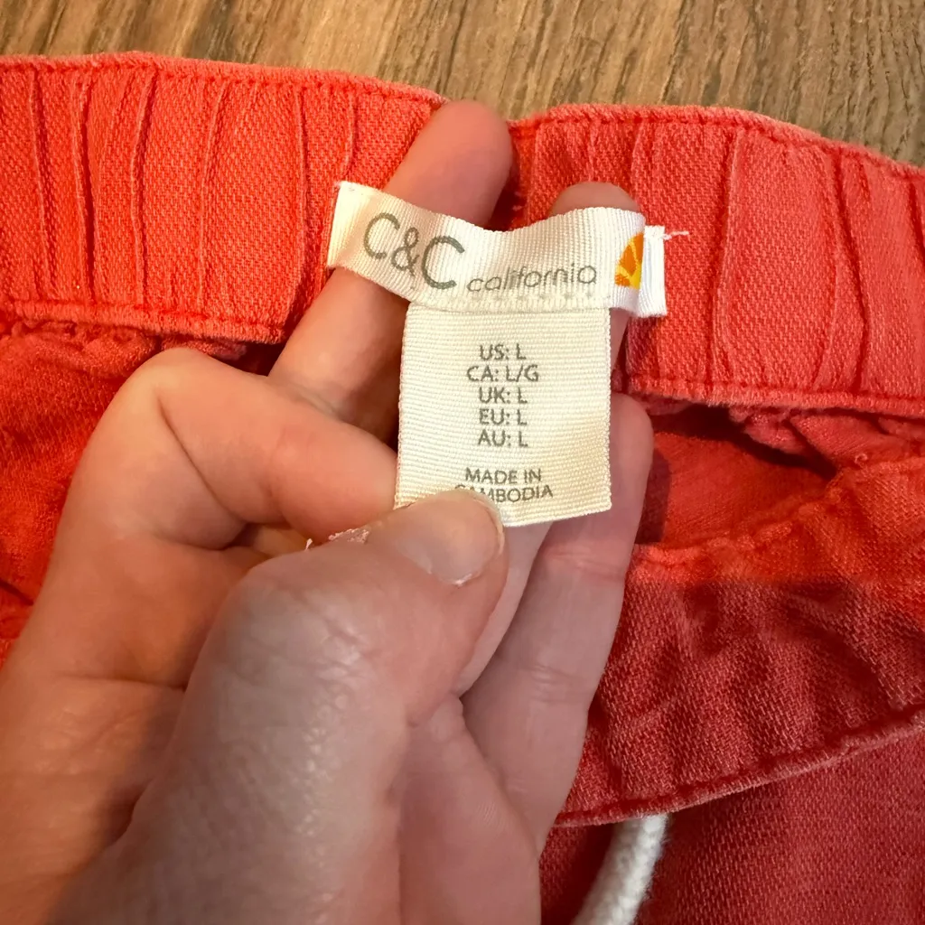 C&C California Coral Ankle Pants - Image 3
