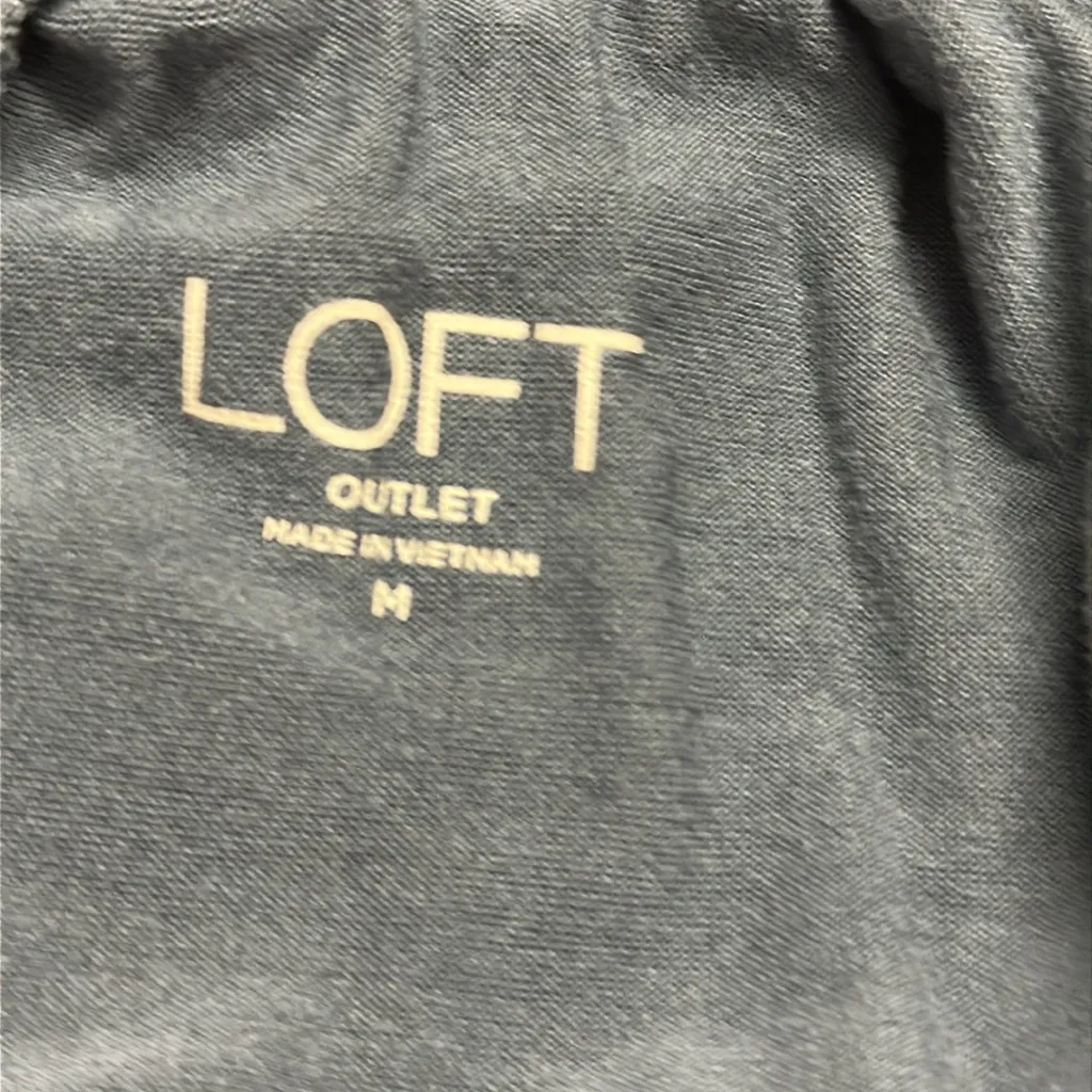 Loft Outlet Racerback A Line Flowy Tank Top Blue Gray Color Womens Medium - Image 7