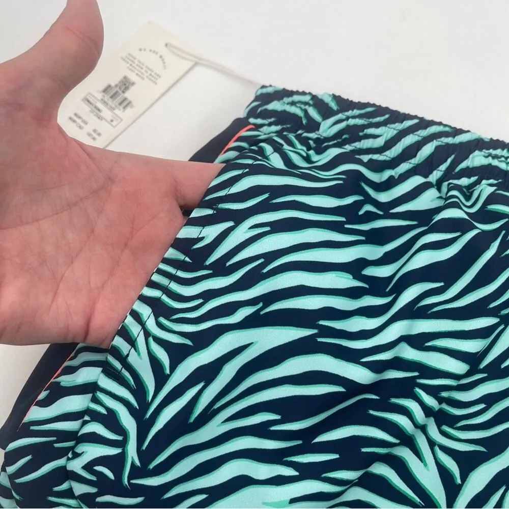 MAAJI Shorts Zebra Active Gym Beach Swim Athletic Interior Liner Size Medium NWT - Image 5