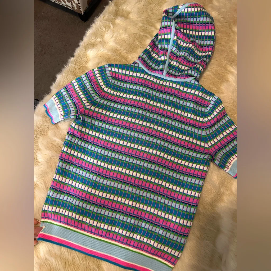 Lilly Pulitzer Multicolor V-Neck Sweater - Image 6