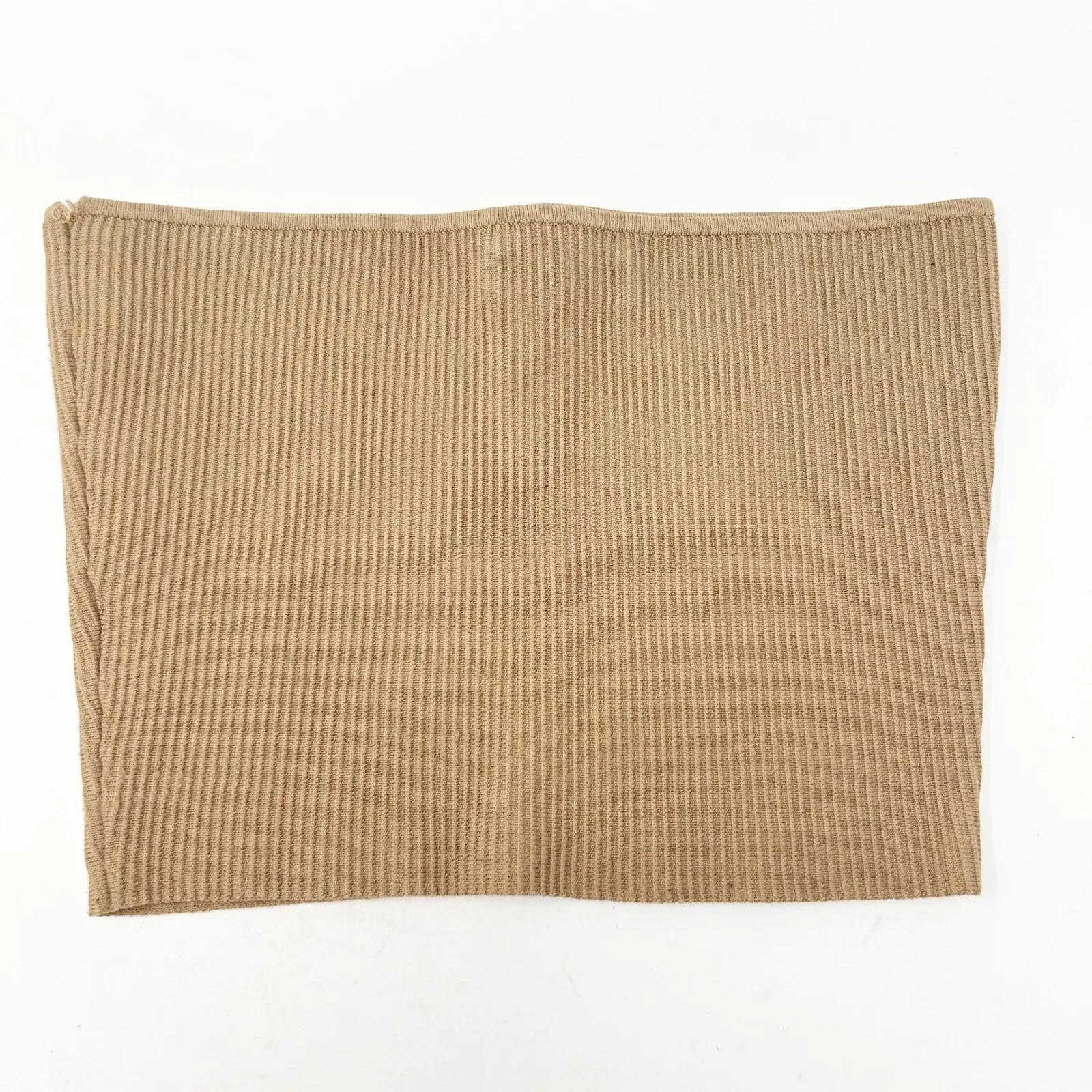 Aritzia Babaton‎ Ribbed Sculpt Knit Essamba Tube Top Honey Beige Womens Size M - Image 8