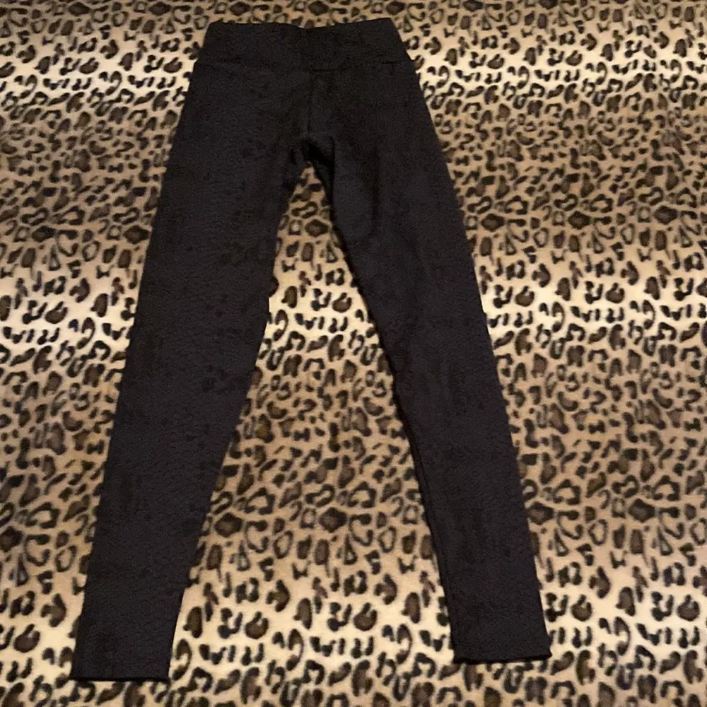 BRASILFIT Leggings Women’s Size S Full Length Jacquard Black Snake Print Legging - Image 8