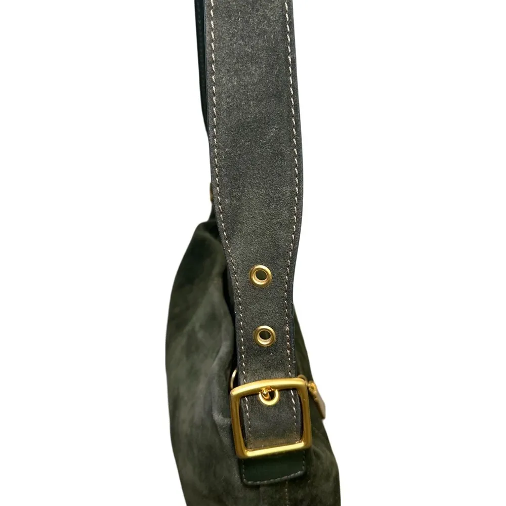 Apt. 9  Green Suede Bag - Image 8