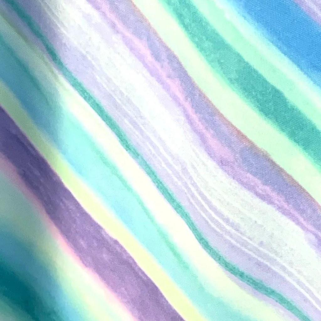 Body Wrappers Adult Overlay Tunic Top Praise Liturgical Blue Chiffon Ombre M - Image 7