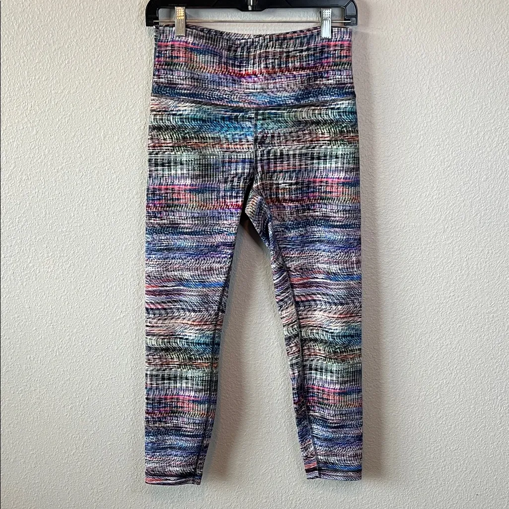 Lululemon  Wunder Train Legging Digital Oasis White Multi Size 10 - Image 2