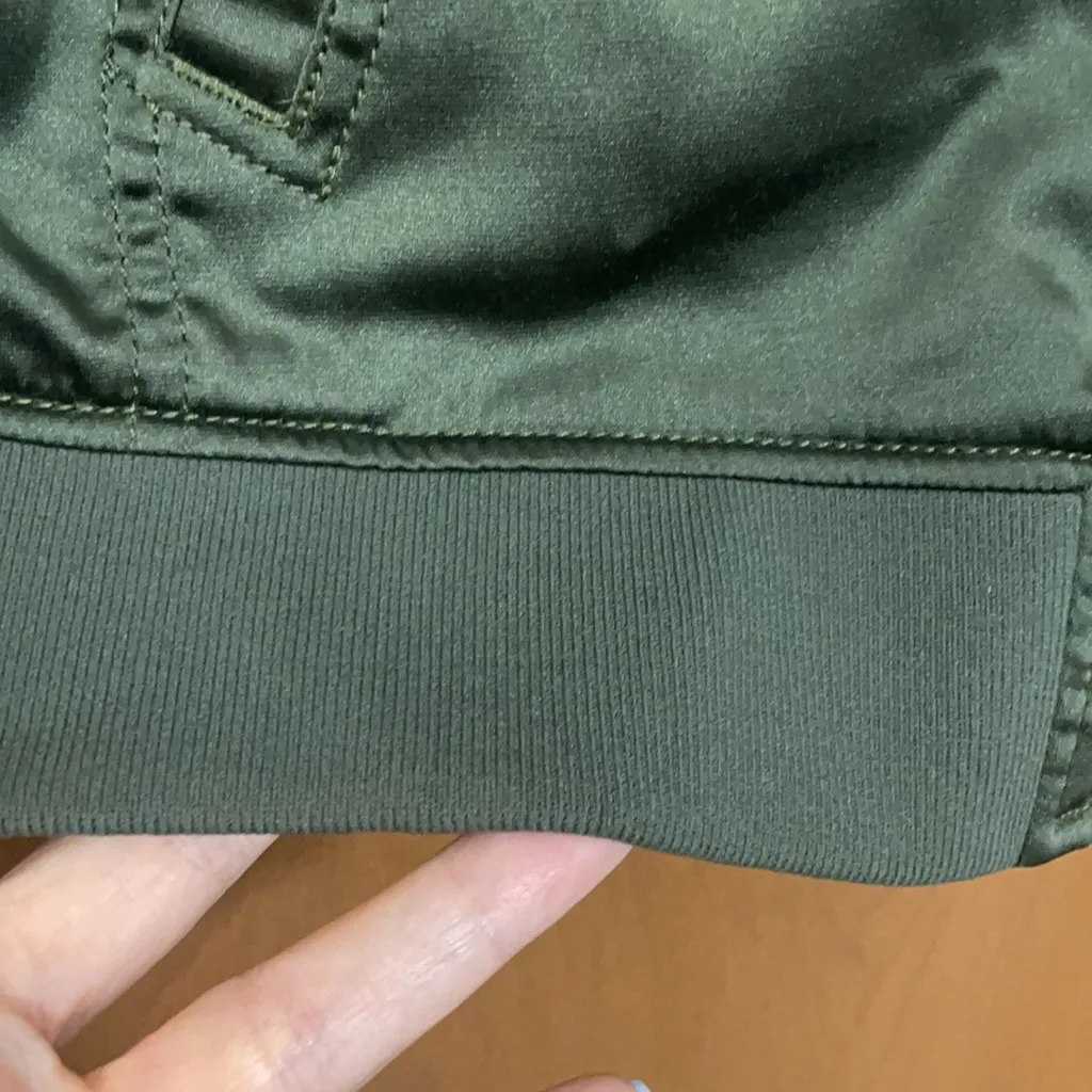 Express - Army Green Zip up Jacket - Image 3