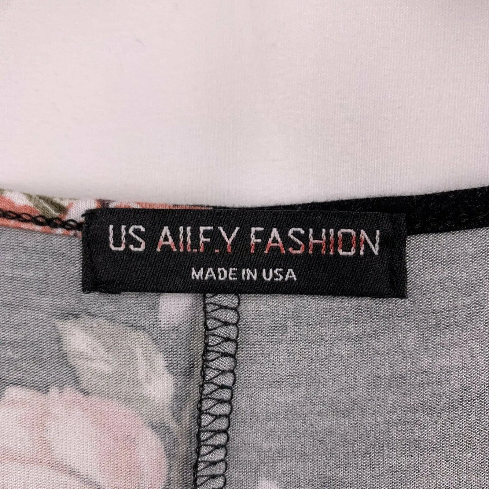 US AII.F.Y Fashion Black Scoopneck Dress Floral‎ S - Image 5