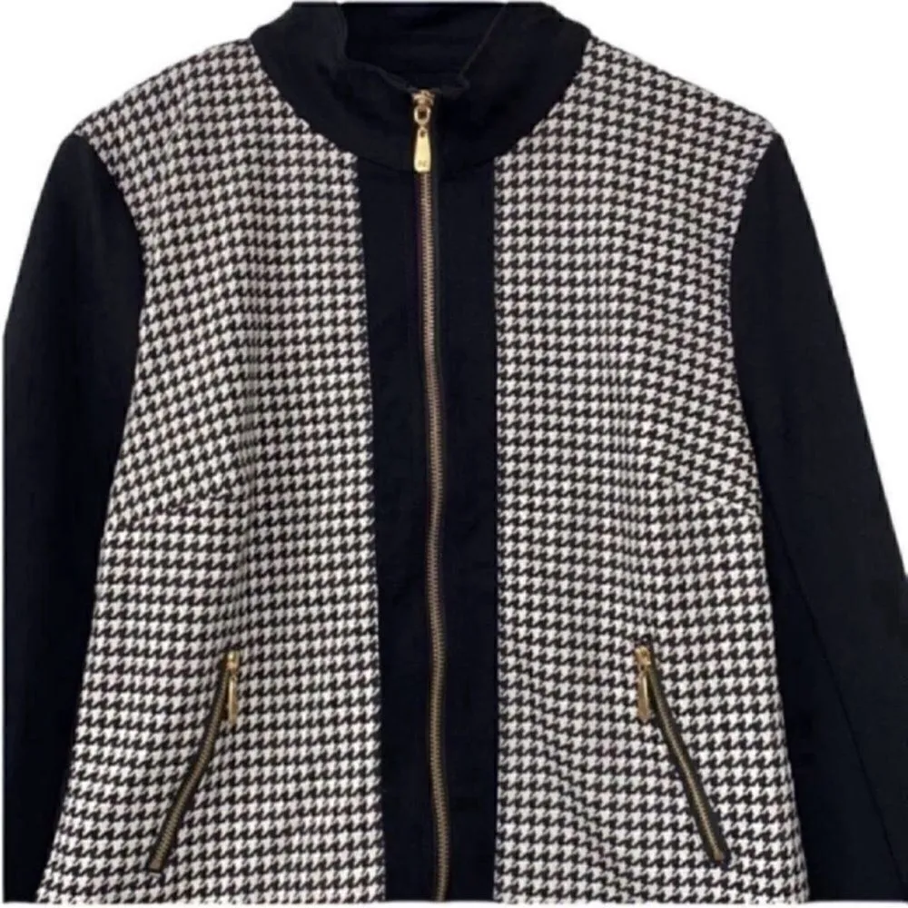 Peter Nygard  Black & White Jacket (Size Medium) - Image 5