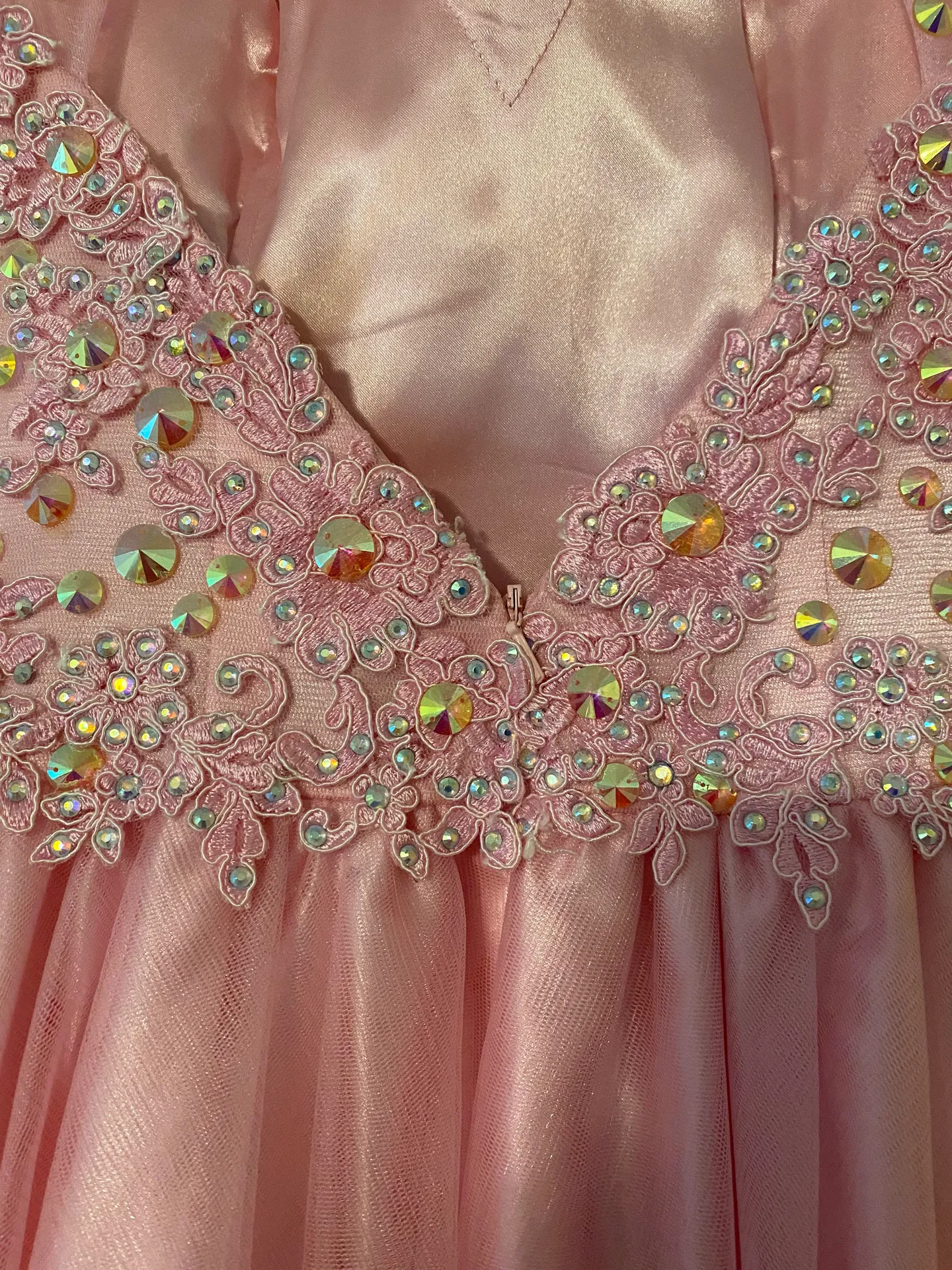 Angela & Alison Pink Ball gown  - Image 9