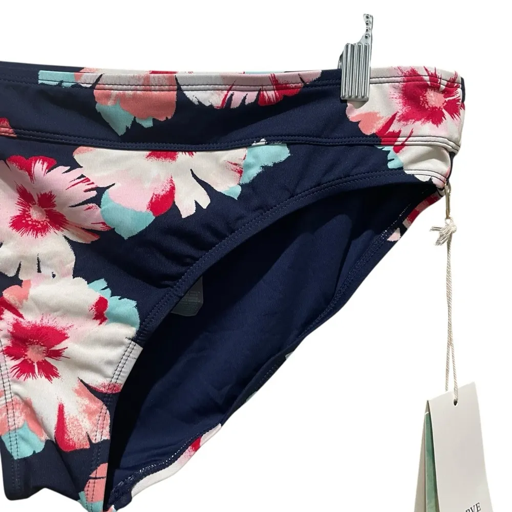 Carve Designs Swimwear Stinson Bikini Bottom Floral Elation Blue Women’s Size XL - Image 5