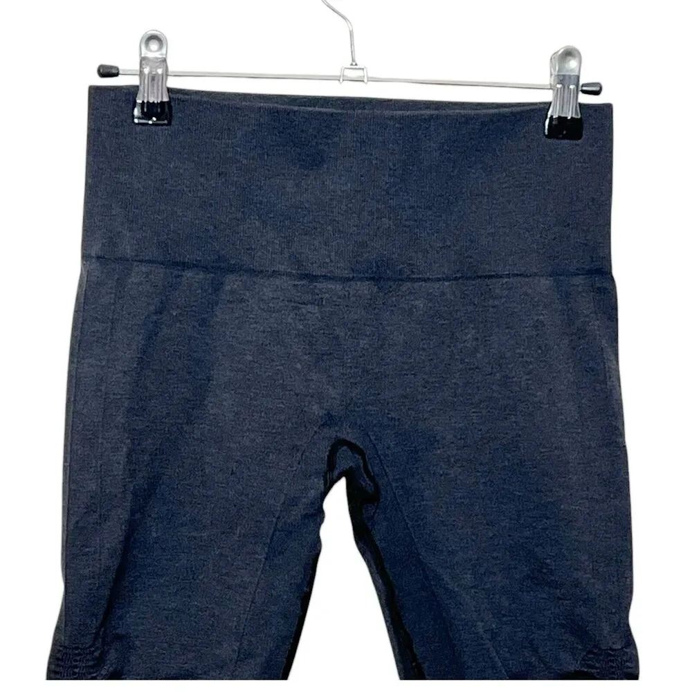 Lululemon Heathered In the Flow Capri Leggings Charcoal Gray Women’s Size 6 - Image 2