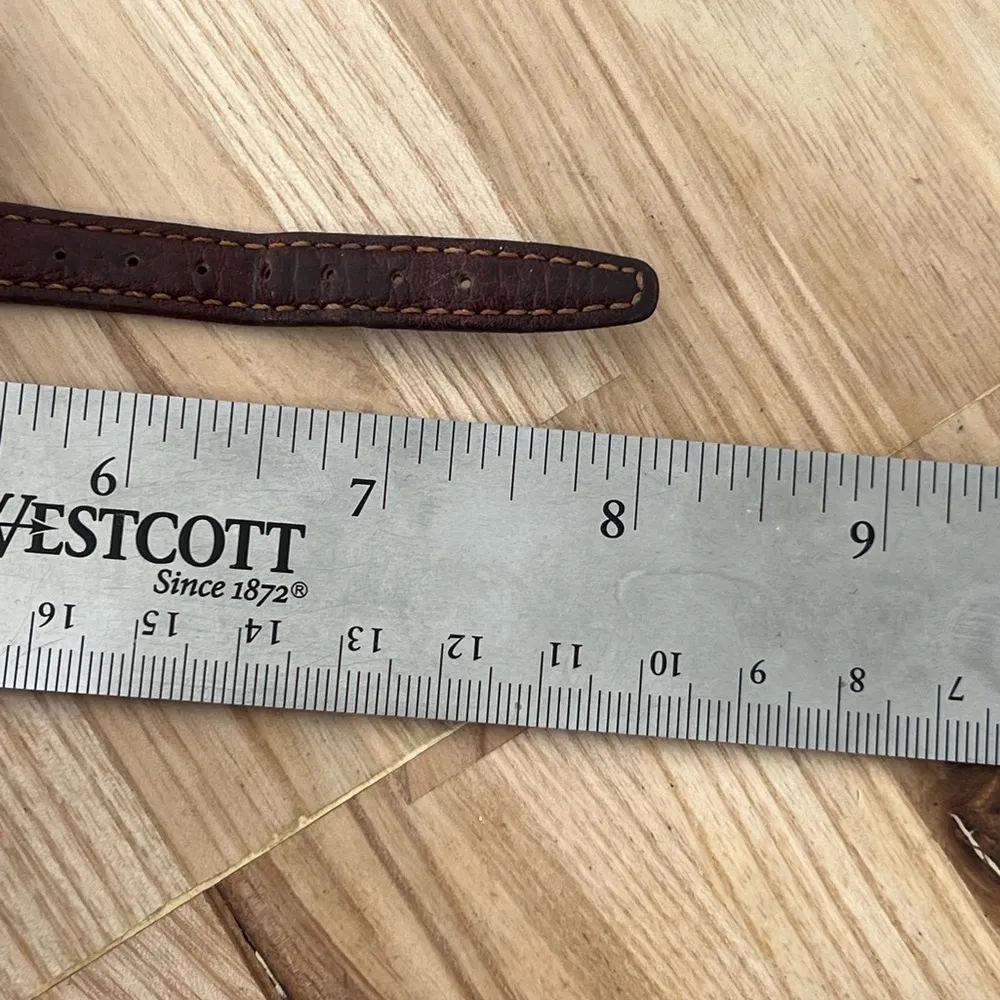 Seiko Ultra RARE Vintage Age of Discovery Motif Ladies Watch Leather Strap - Image 14