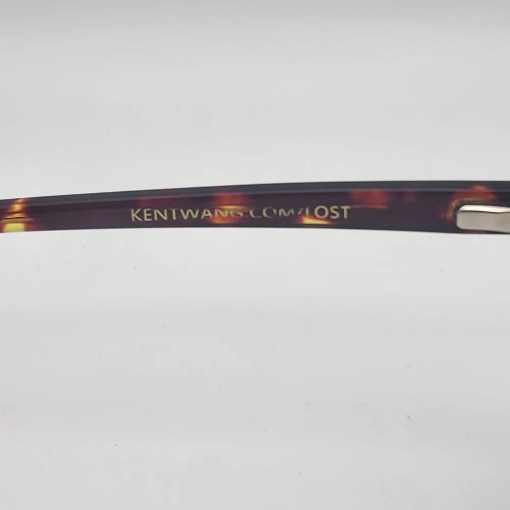 Kent Wang Lost Tortoiseshell UV Protection & Acetate Frame Sunglasses Brown - Image 12