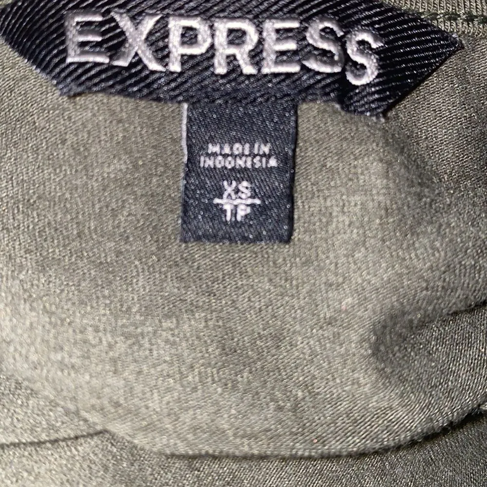 ✨HP✨Express Olive Twist Midi Dress In Olive✨ - Image 4