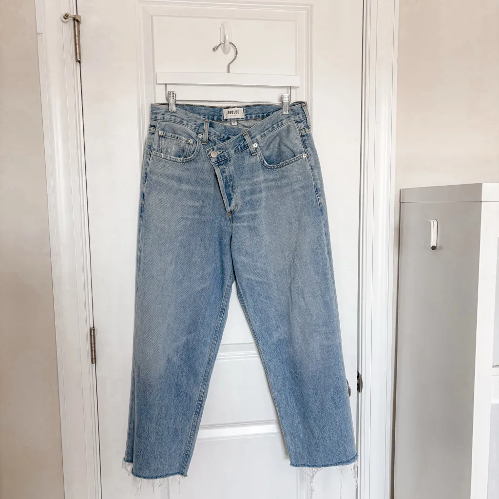 AGOLDE  Criss Cross Upsized Jean Suburbia - Image 5
