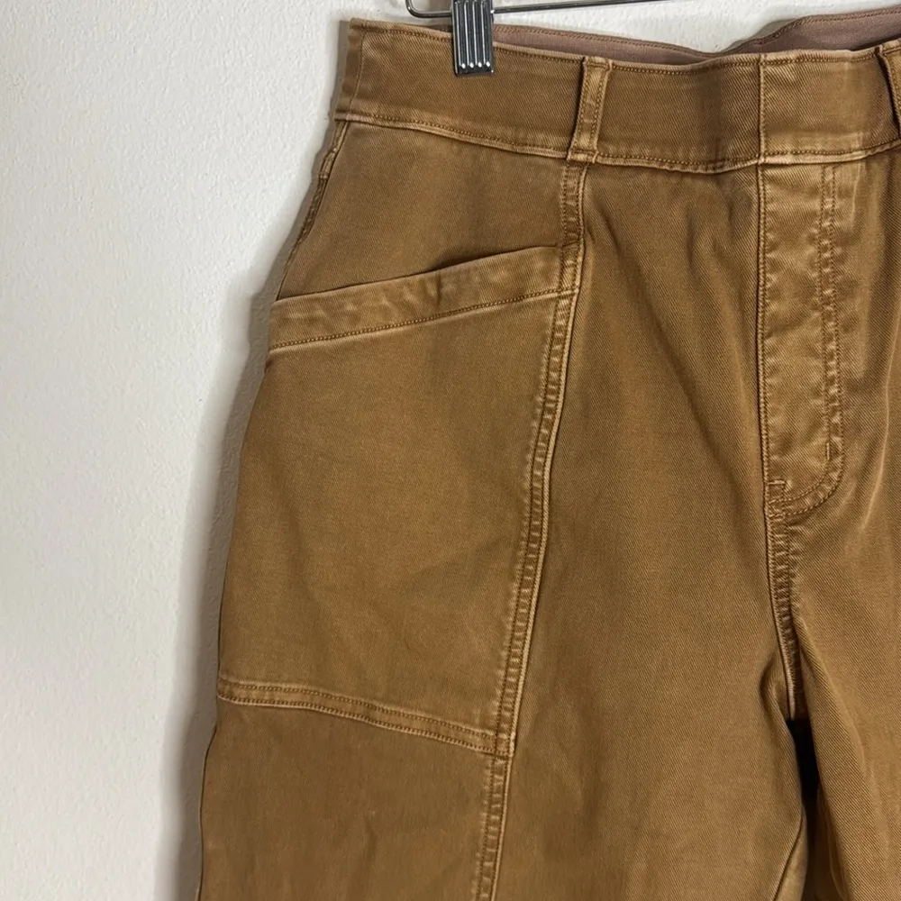 Spanx stretch twill straight leg high rise  pull on pants size large - Image 5