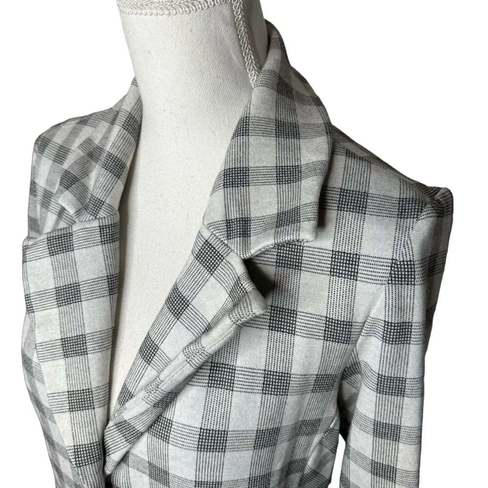CAbi  Valentina Plaid Checker Blazer Jacket 10 - Image 2