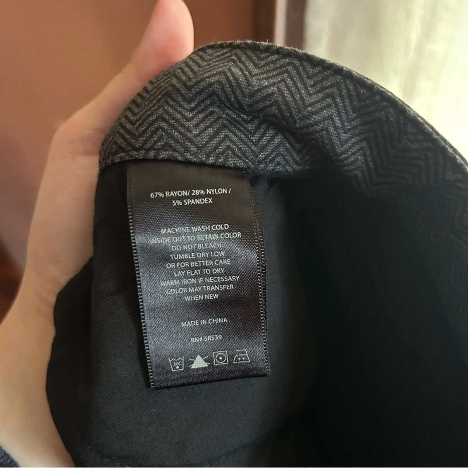 Kut from the Kloth Ponte Knit Skinny Ankle‎ Pants Herringbone Gray NEW Size 2 - Image 6