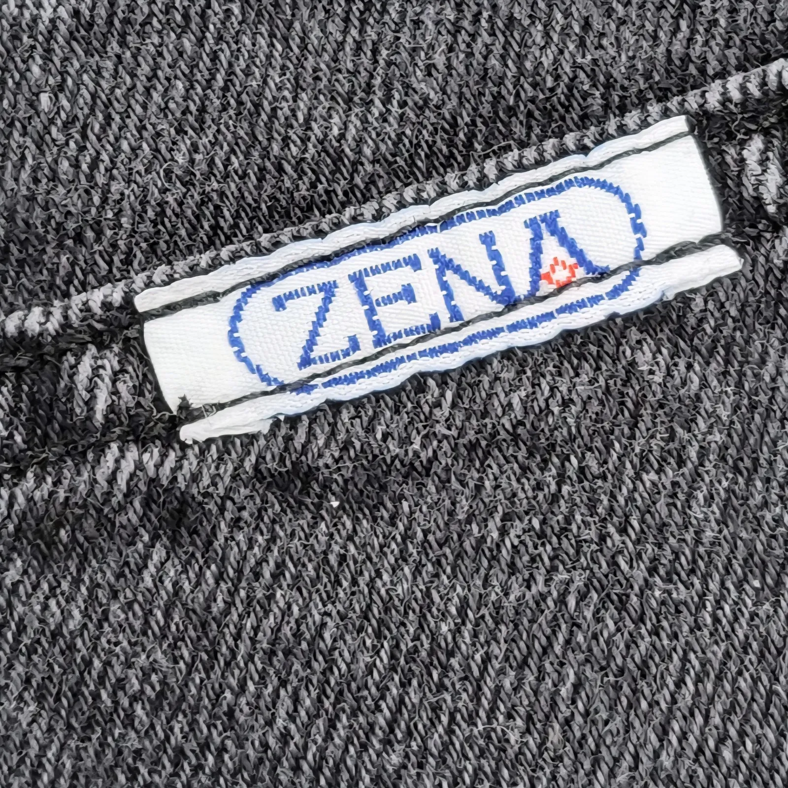 VTG ZENA Mom Jeans Womens Size 12 Black Wash Denim Tapered Hem High Rise USA - Image 3