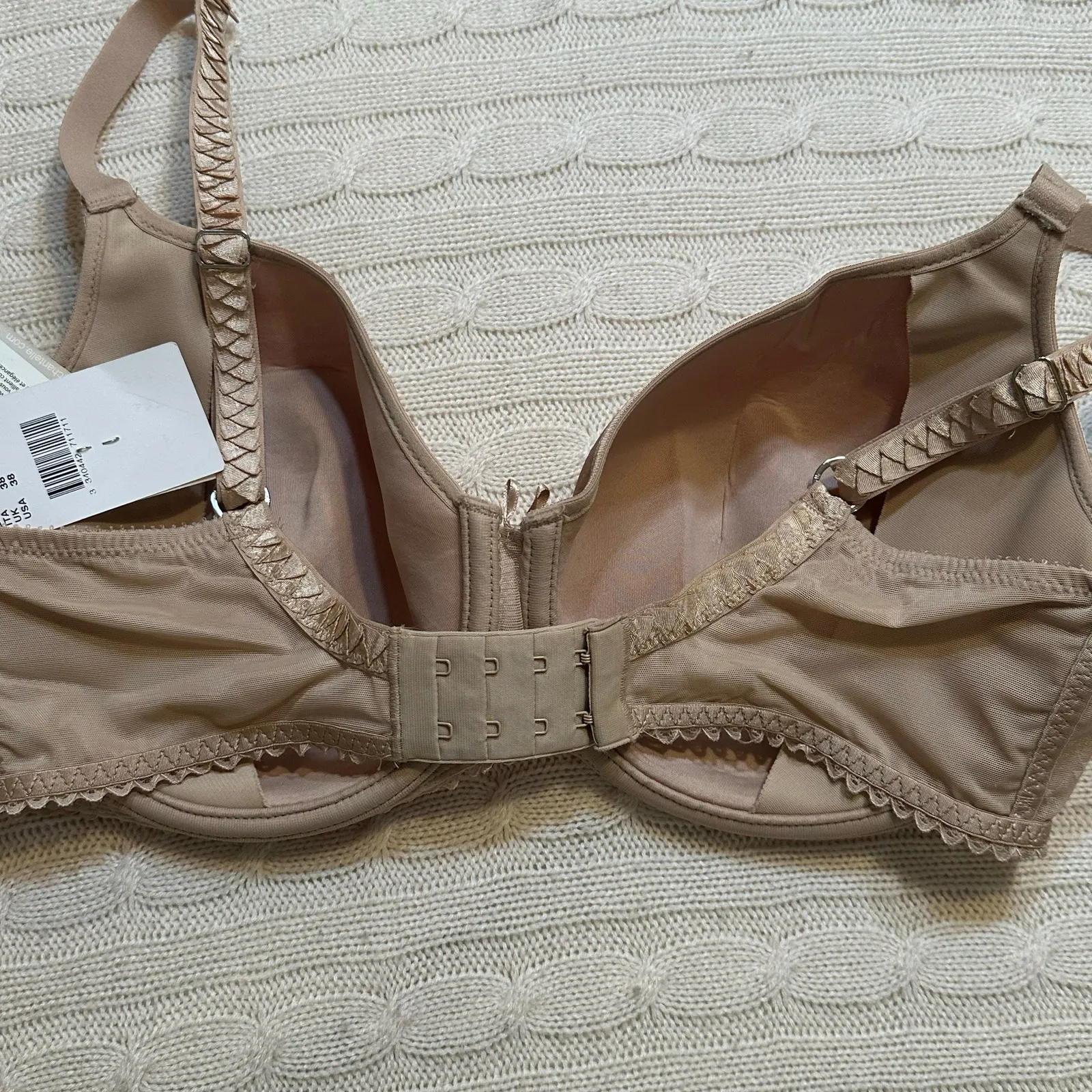 NEW Chantelle Underwire Bra sz 38D Chantelle Courcelles 6797 Spacer T-Shirt bra - Image 7