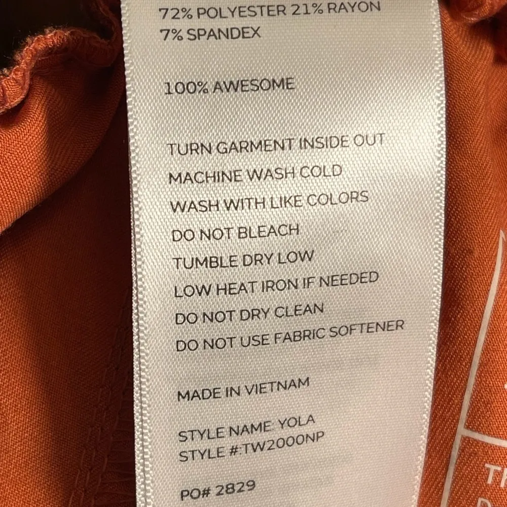 Figs YOLA Cargo Terracotta Scrub Nurse Doctor Surgeon Pharmacist XS EUC #4003 - Image 5