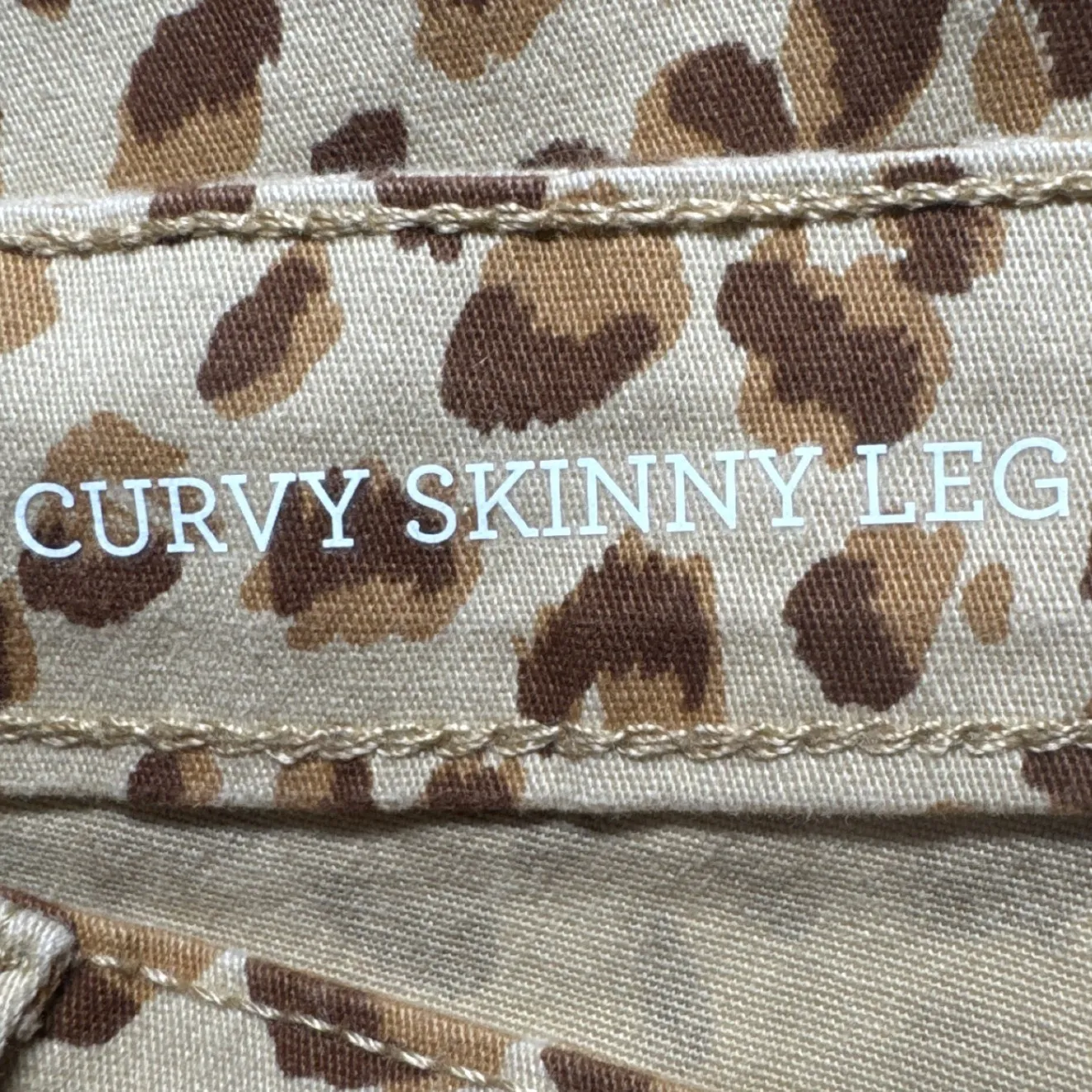 Style & Co Plus Size 20W Leopard Print Skinny Mid Rise Curvy Fit Jeans - Image 13