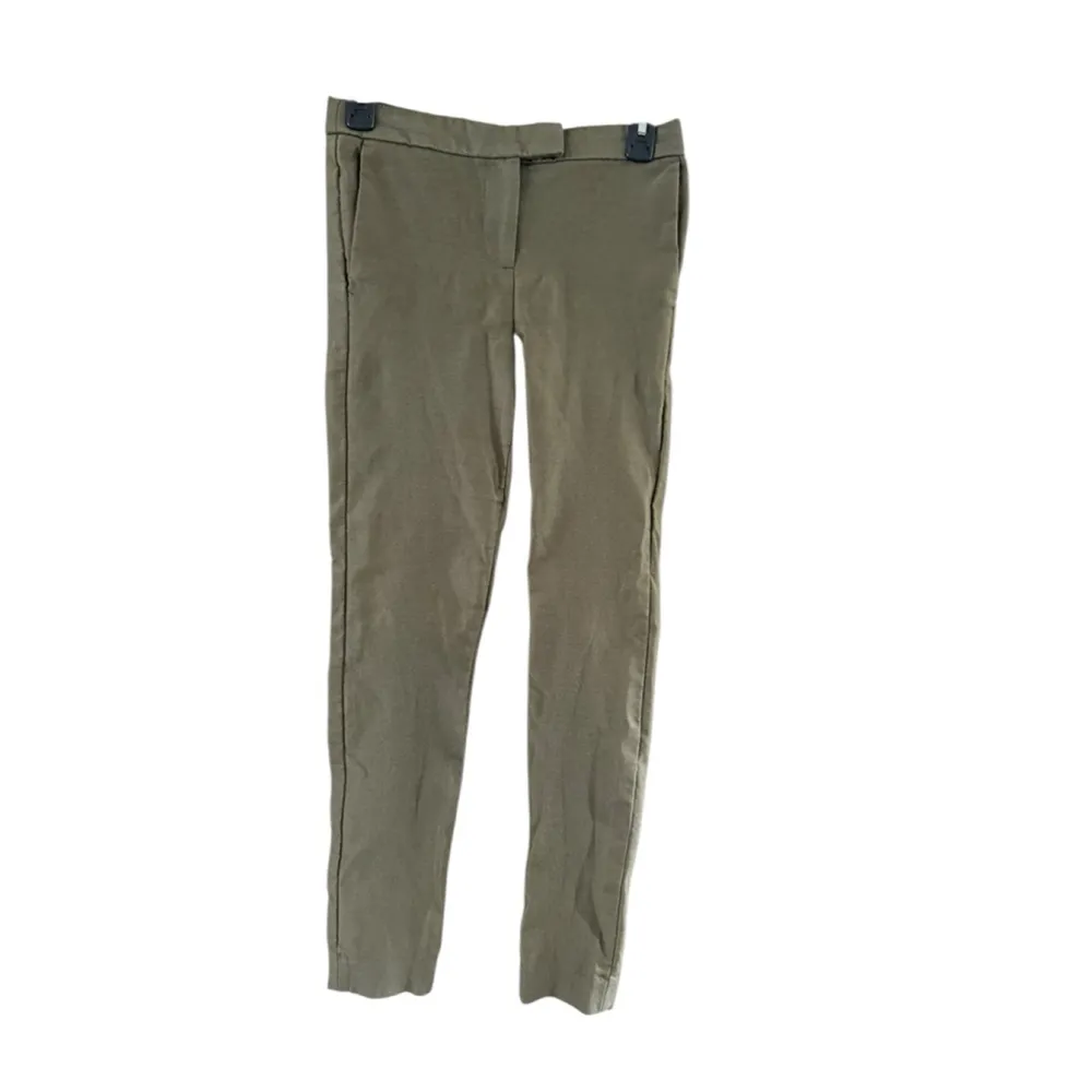 J.Crew Women's Trousers Olive Green Size 00 - Image 3