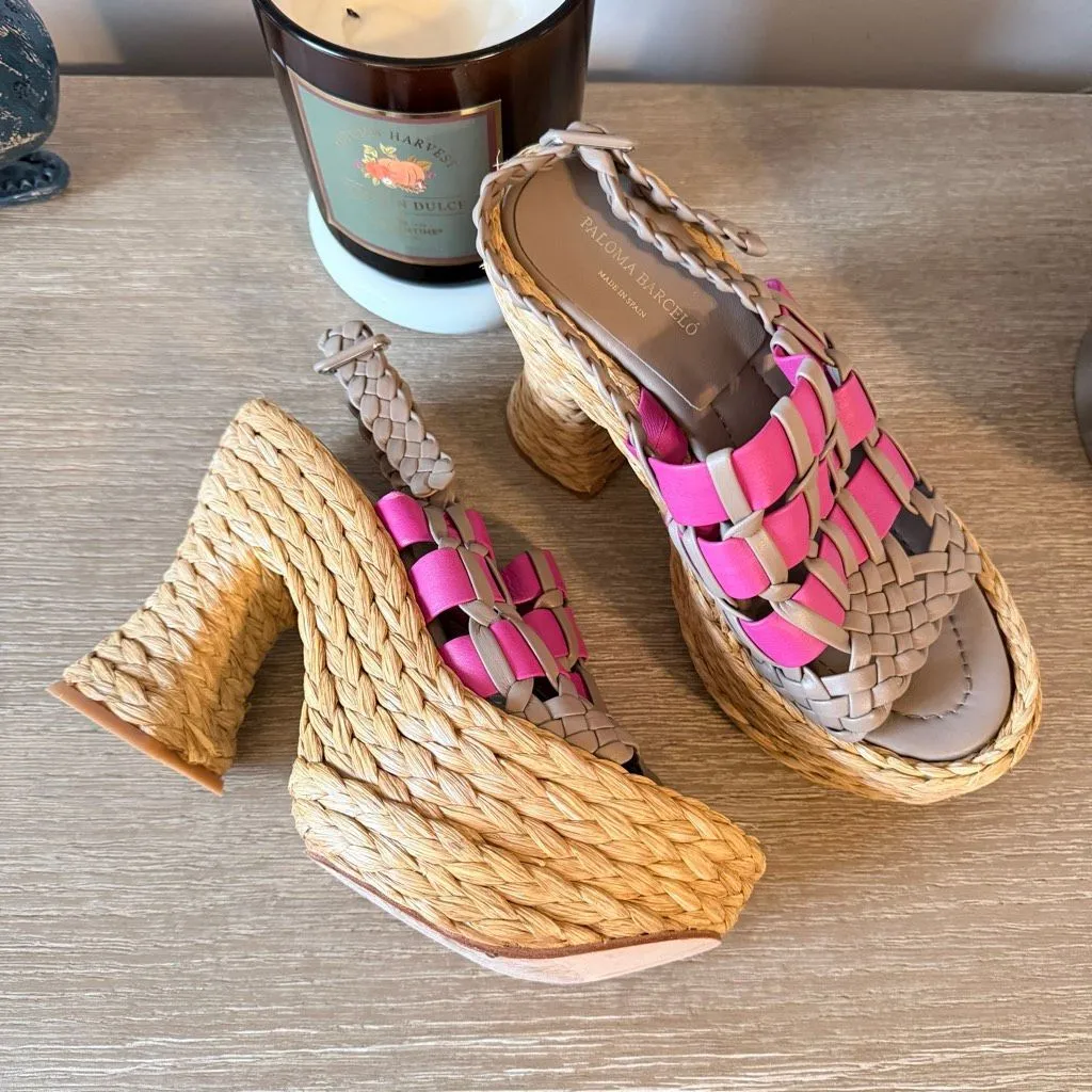 Paloma Barcelo Prue Heels Size 36 / 5.5 Pink - Image 2