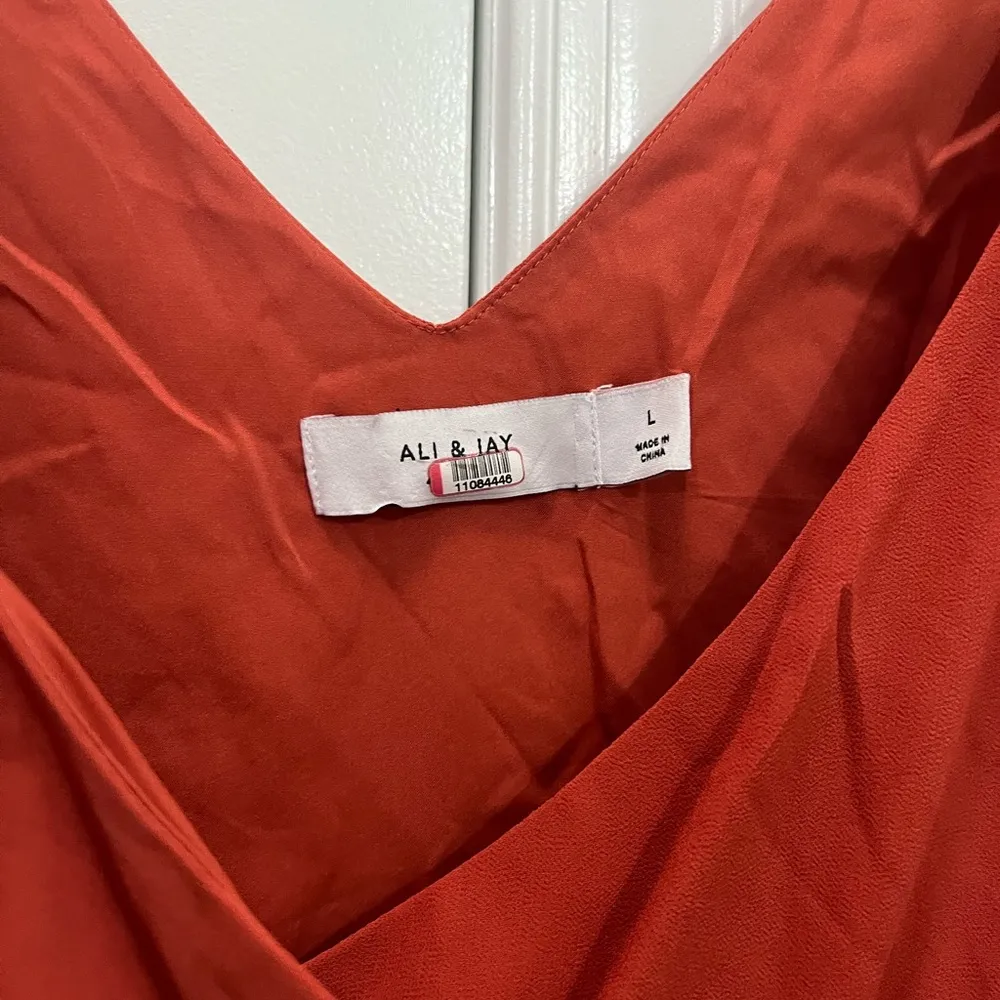 Ali & Jay Rust Left Bank Dress Size Large $128 - Image 5
