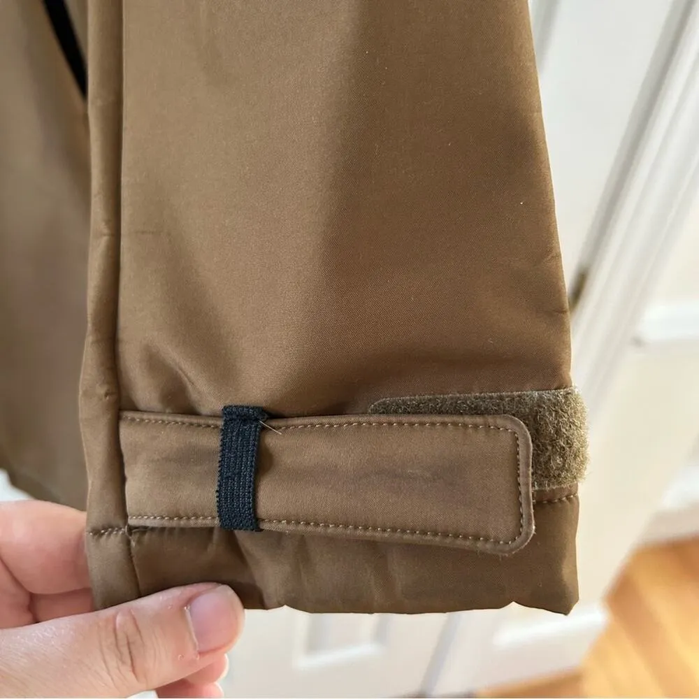 Rip Curl Brown Long Fleece Lined Surf Coat Soft-shell Waterproof - Image 5