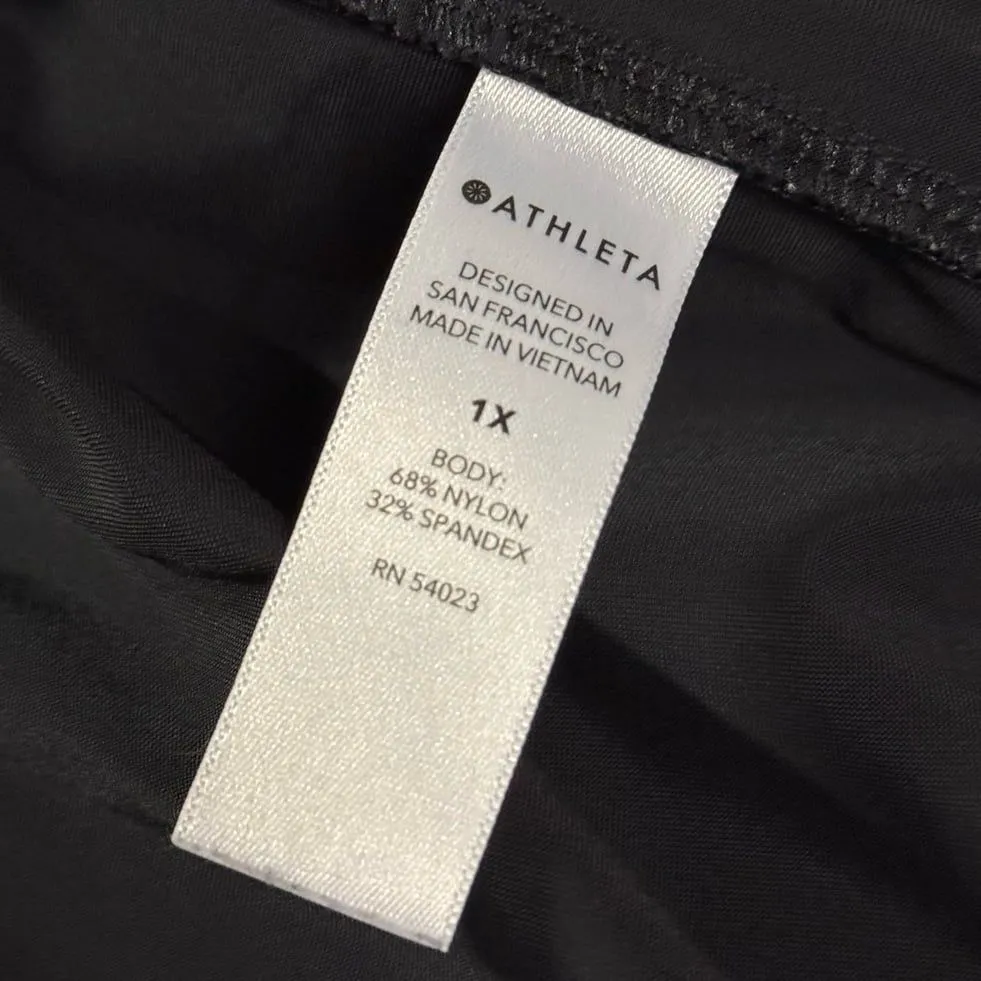 Athleta NEW black cosmic hi-low skirt - Image 8