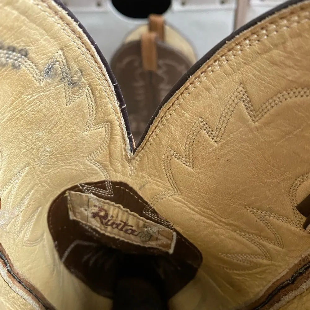 Vintage brown western tiara boots Brown Size 6.5 - Image 8