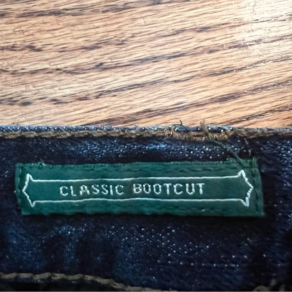 Vintage Lauren Jeans Co. Ralph Lauren Bootcut Jeans – Dark Wash, Size 10 - Image 3