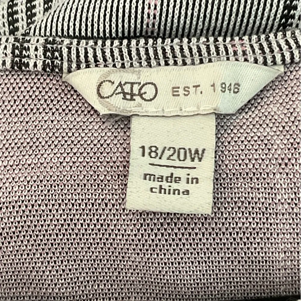 Cato Black and White Boxy Blouse - Image 6