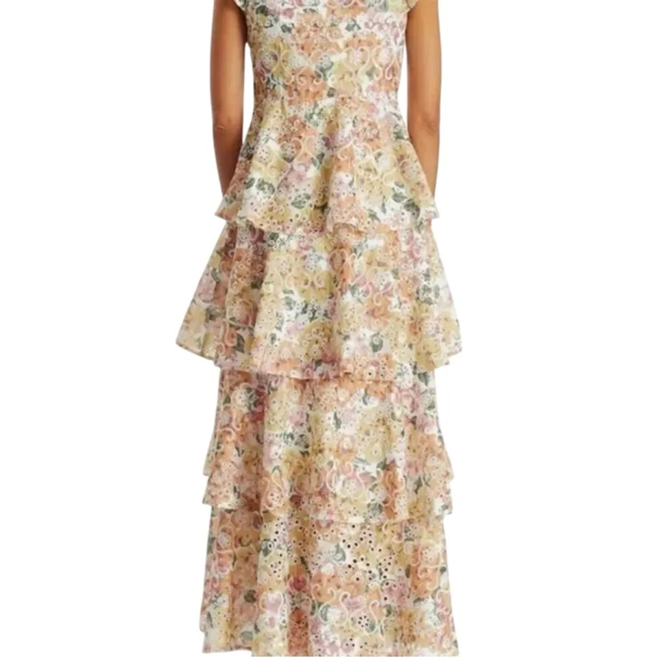 EN SAISON Presley Floral Midi Dress, Size Large, New with Tag MSRP $188 Pink - Image 8