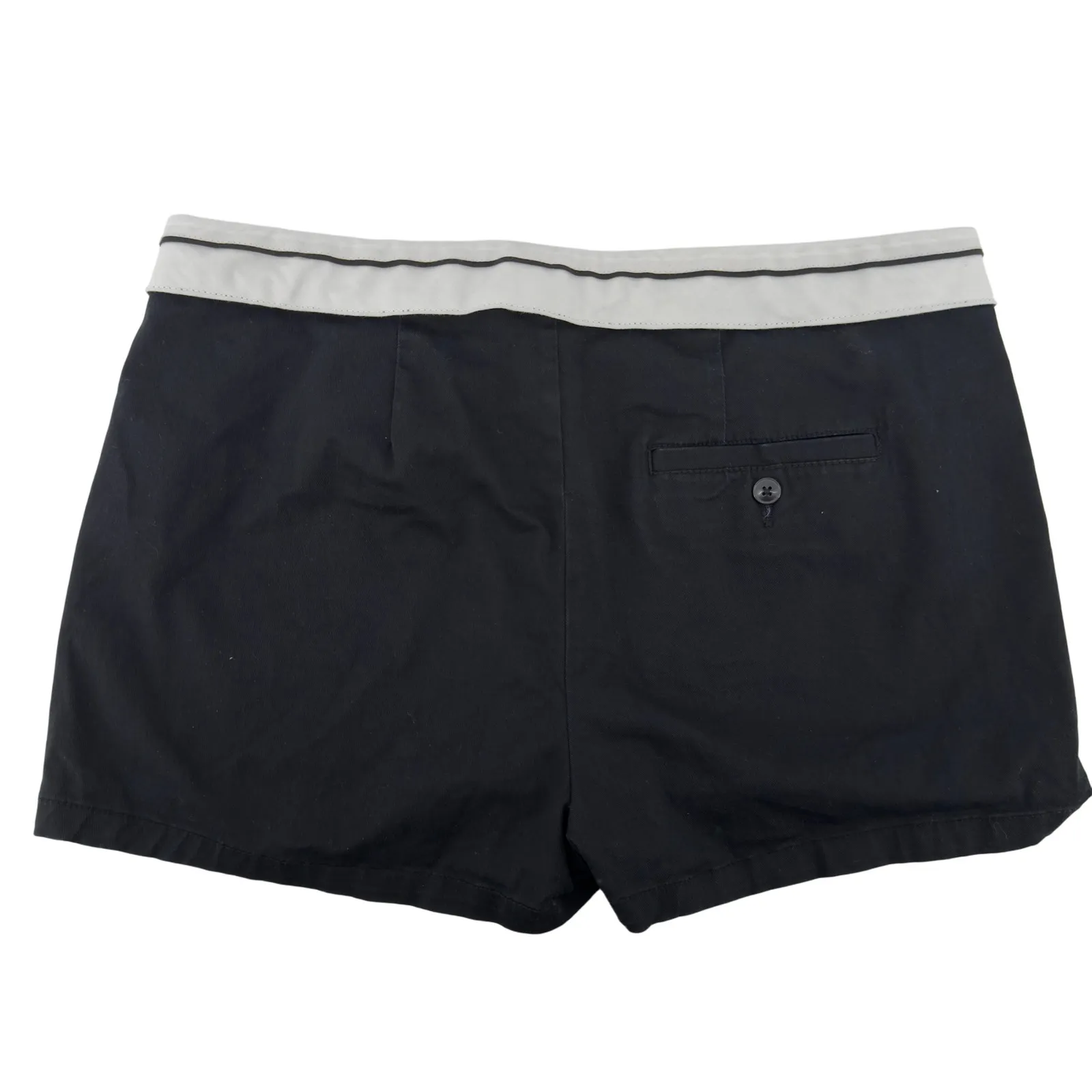 Wild Fable White Trim‎ Black Mini Skort Women 16 Pockets Skirt High Rise Y2K - Image 2