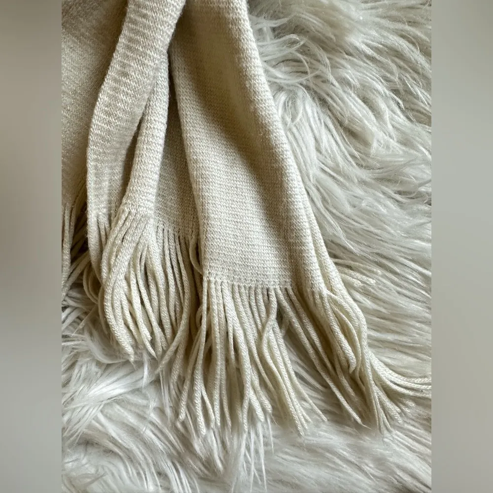 Merona cream fringe scarf - Image 2