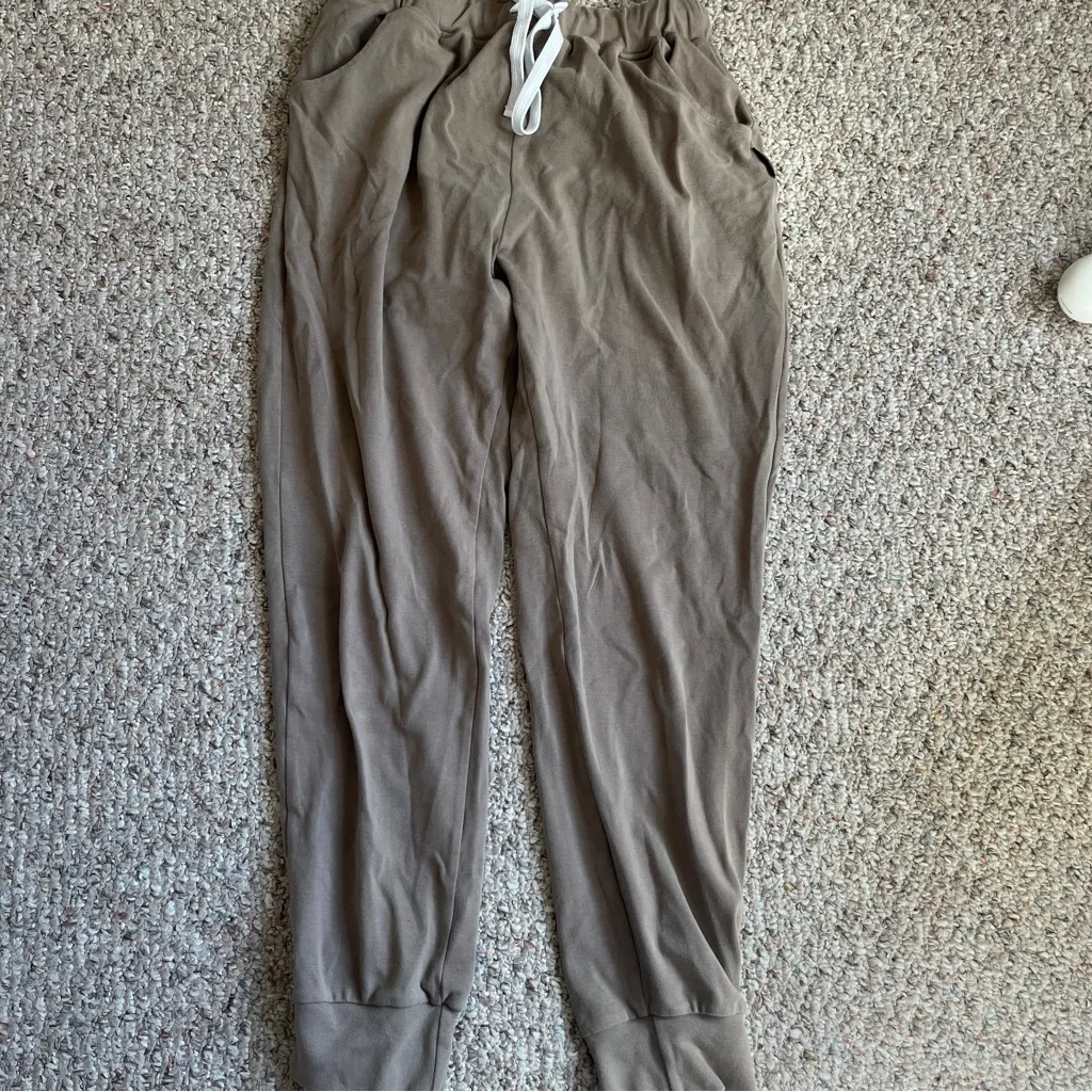 Little Bipsy Women’s/unisex Size XL Brown Pull On Full Length Joggers Drawstring - Image 2