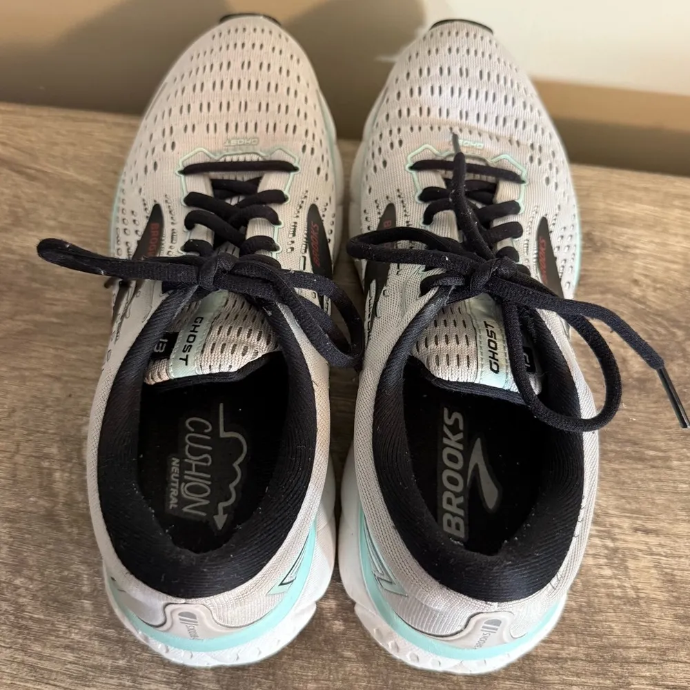 Brooks  Ghost 13 Running Sneakers Gray Women’s Size 9.5 Lace Up - Image 7