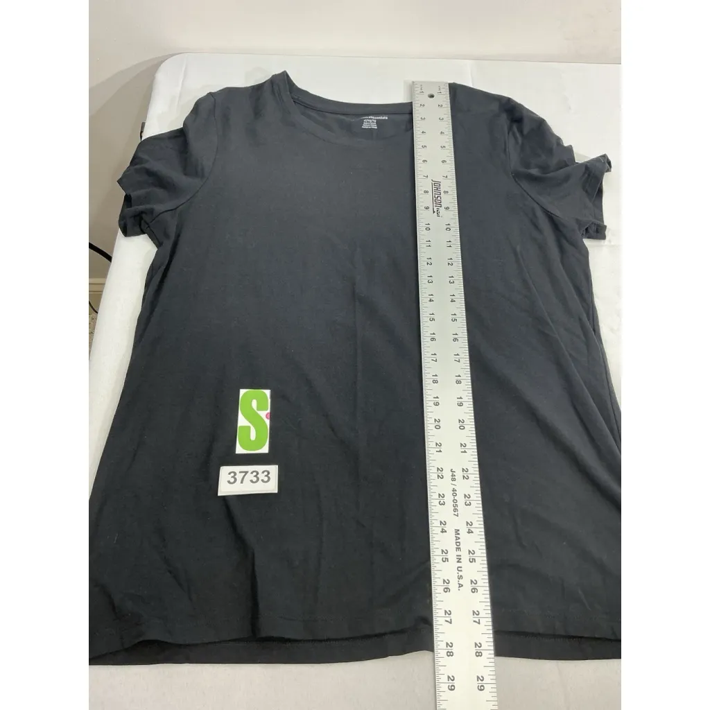 Womans Amazon Essentials XL Black Crew Neck Short Sleeve Pullover T Shirt - Image 7