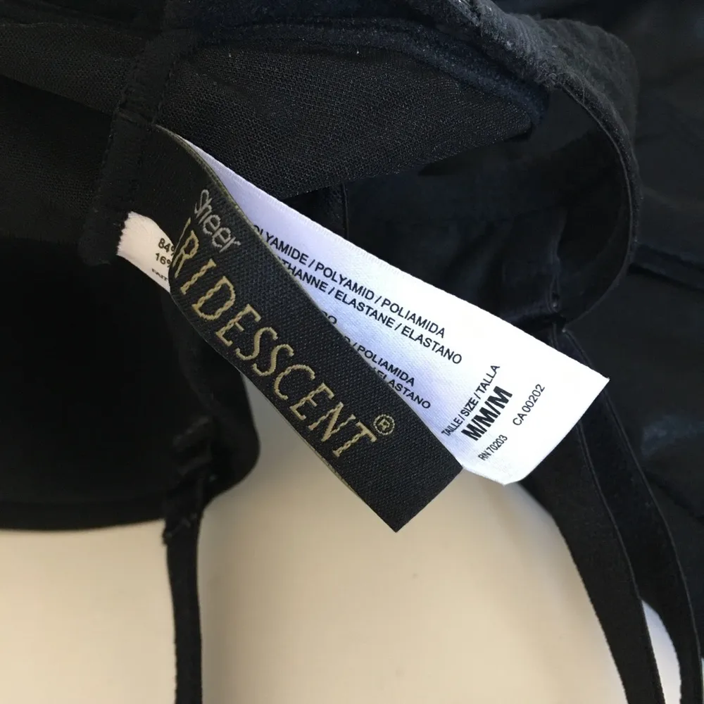 FINAL MARKDOWN Sheer iridescent body shaper medium Black - Image 5