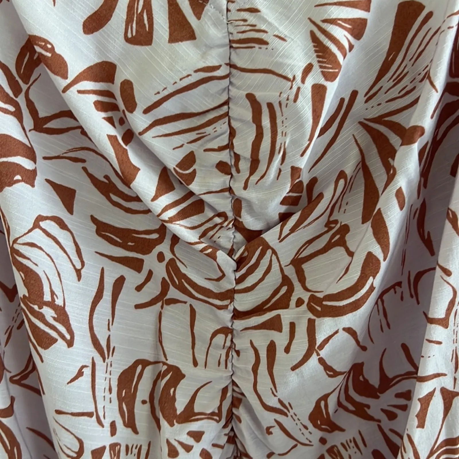 Nine West Floral Artsy Lightweight Midi Dress Y2K Trendy Small - Image 6