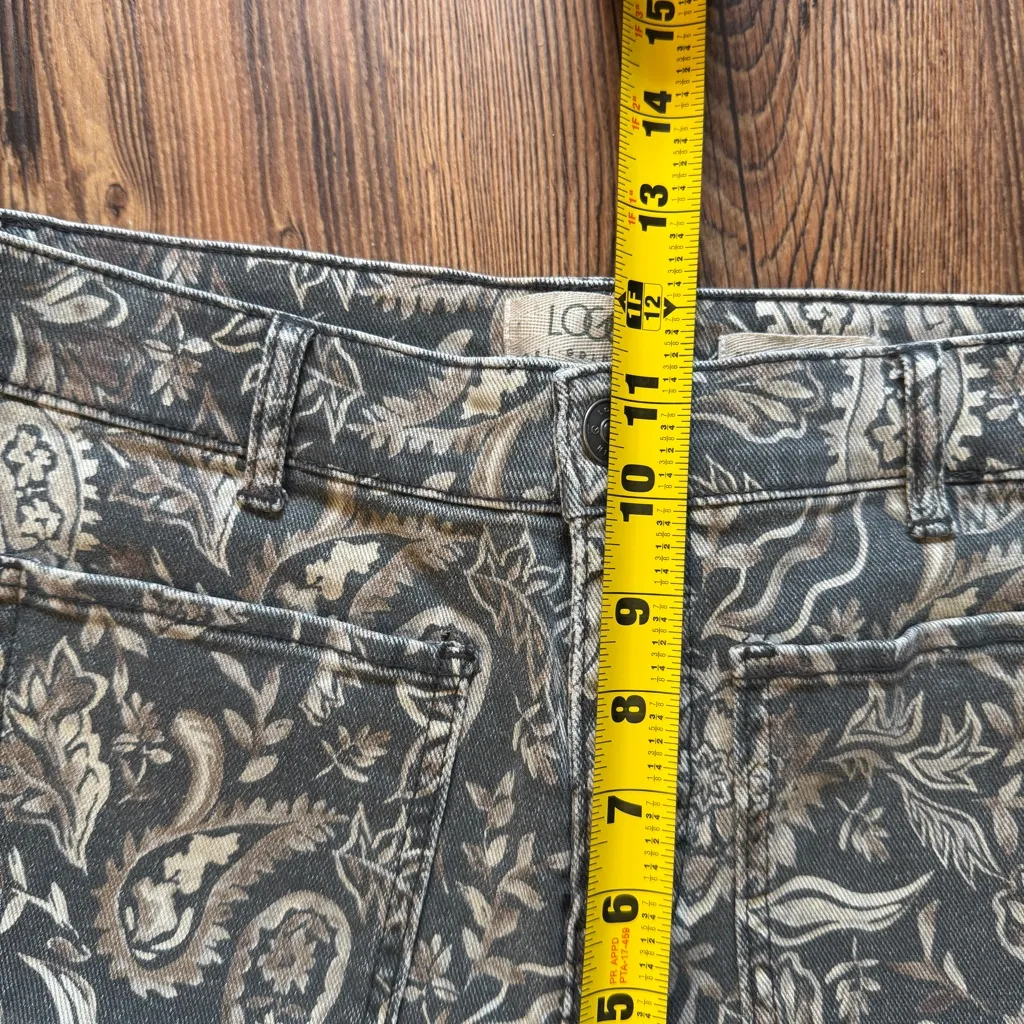 LOGO by Lori Goldstein Boho Paisley Print Relaxed Straight Leg Pants size 6 - Image 12